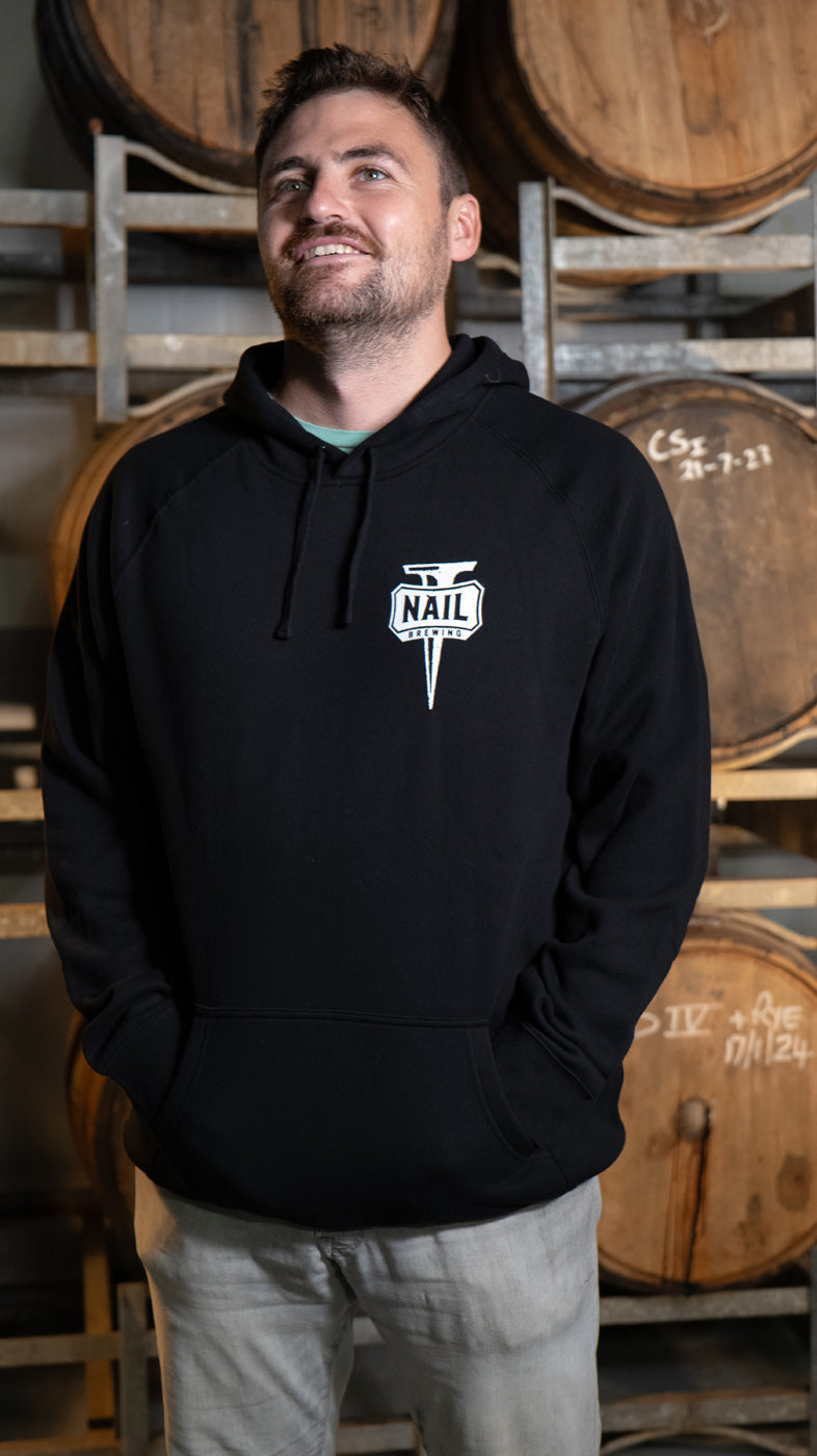 Nail Hoodie Black