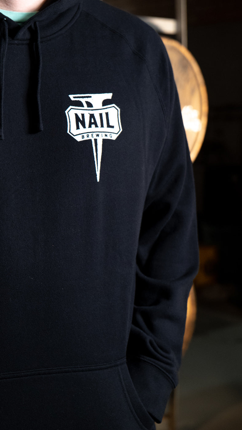 Nail Hoodie Black