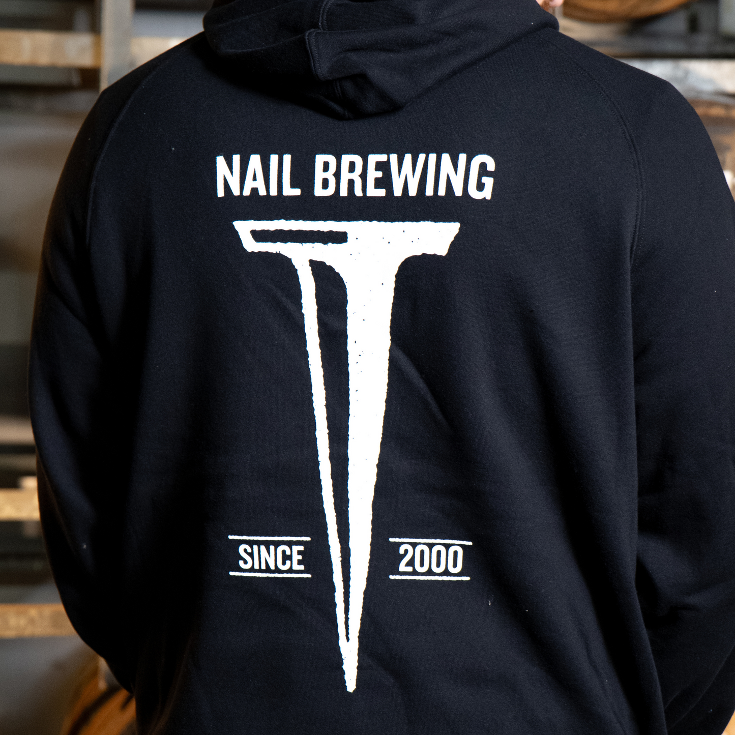 Nail Hoodie Black
