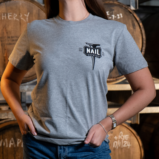 Nail Grey t shirt